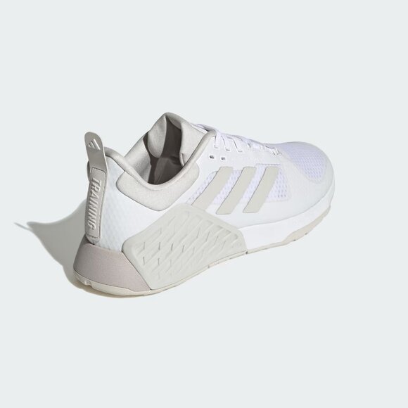 adidas Dropset 2 - Size 12.5m/13.5w Unisex Training Shoes White Grey ID4957 NEW main image 5